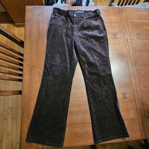 Lauren Jeans Co. Ralph Lauren Brown Corduroy Jeans 10P